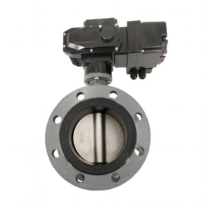 Precision Small Electric Flange Butterfly Valve
